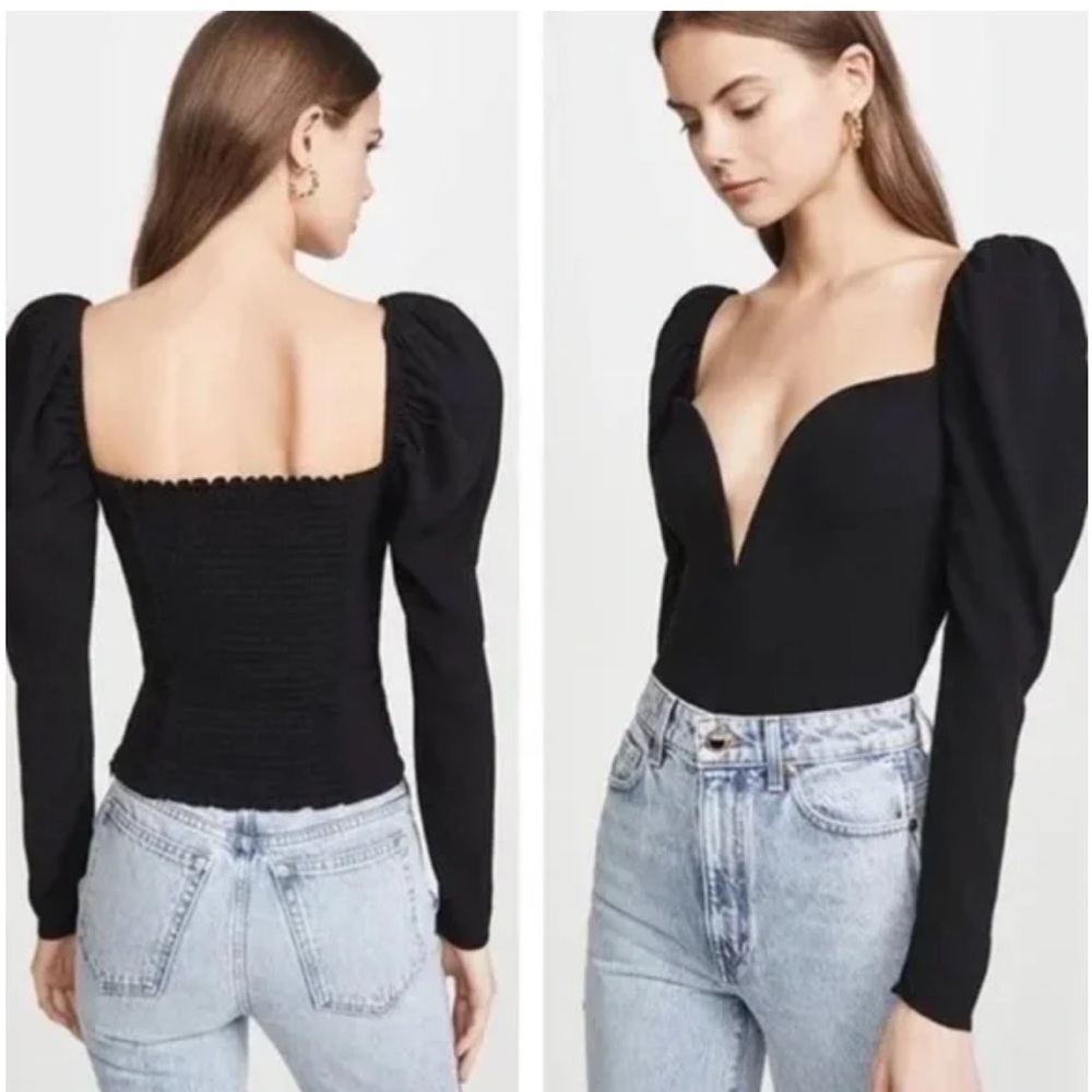 Reformation Roma Sweetheart Top size 2